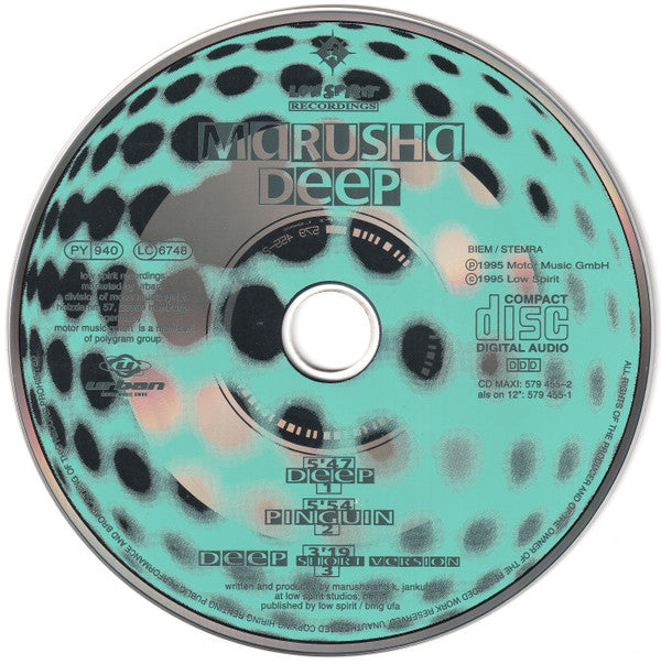 Marusha : Deep (CD, Maxi)