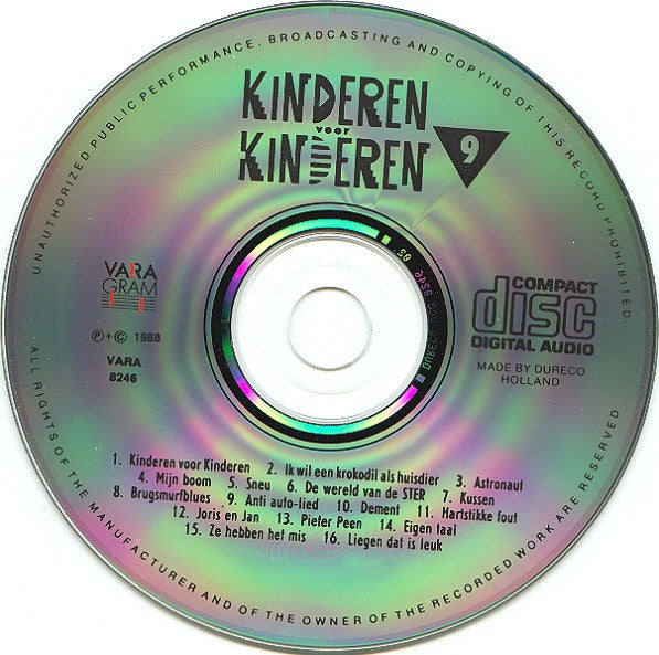 Kinderen voor Kinderen : Kinderen Voor Kinderen 9 (CD, Album)
