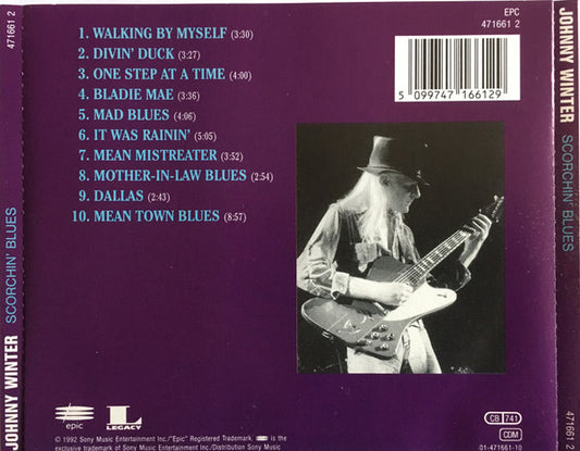 Johnny Winter : Scorchin' Blues (CD, Comp)