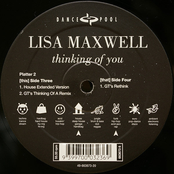 Lisa Maxwell : Thinking Of You (2x12")