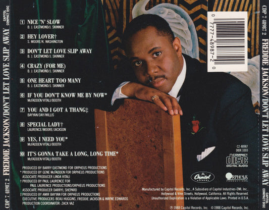 Freddie Jackson : Don't Let Love Slip Away (CD, Album)