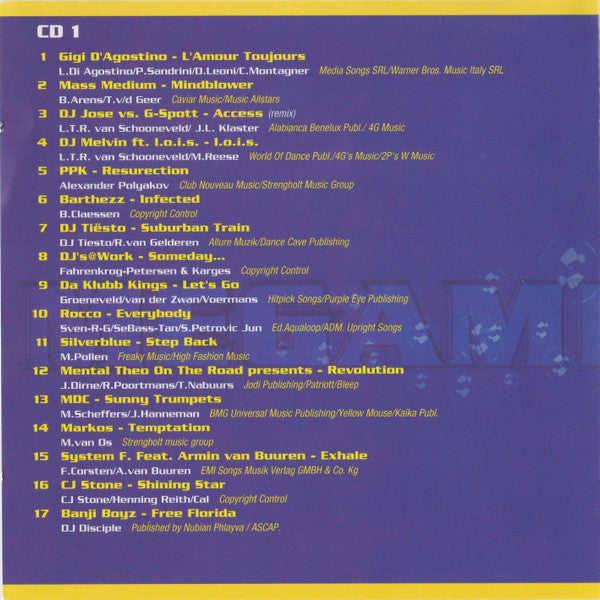 Various : Megamix 2002 Volume 1 (2xCD, Comp, Mixed)