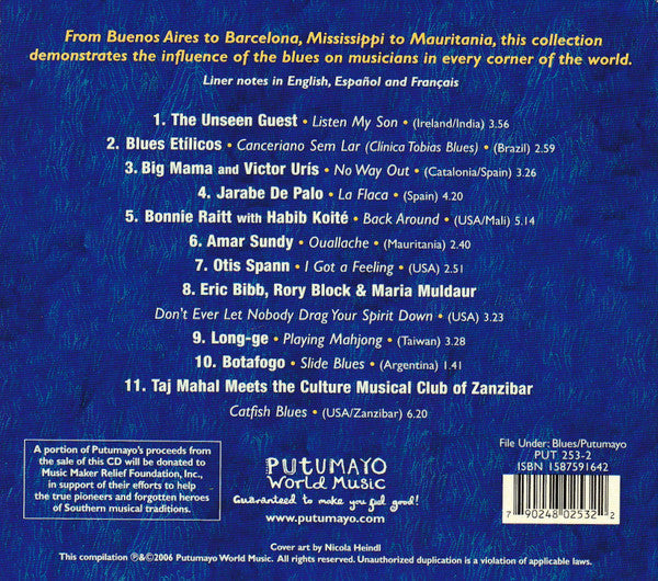 Various : Blues Around The World (CD, Comp, RE)