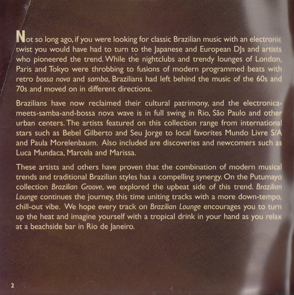 Various : Brazilian Lounge (CD, Comp)