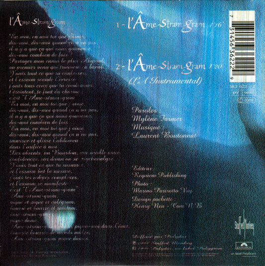 Mylène Farmer : L'Âme-stram-gram (CD, Single)