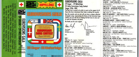 Various : Eurovisions Gala - 29 Sieger - 29 Welterfolge (Cass, Comp)