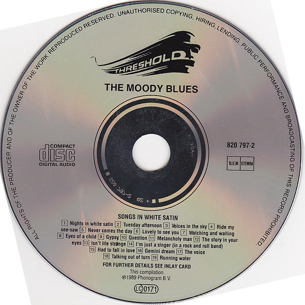 The Moody Blues : Songs In White Satin (CD, Comp)