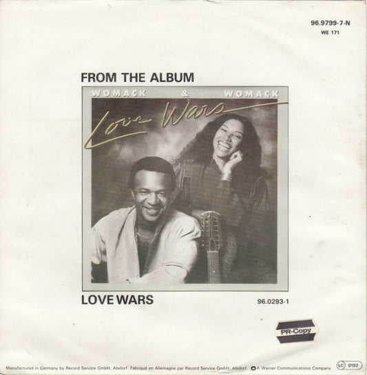 Womack & Womack : Love Wars (7", Single)