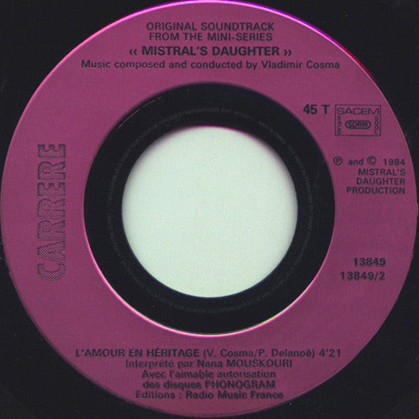 Nana Mouskouri : Only Love (7", Single)