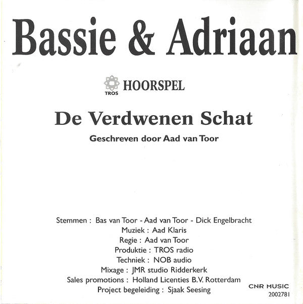 Bassie & Adriaan : De Verdwenen Schat (CD)