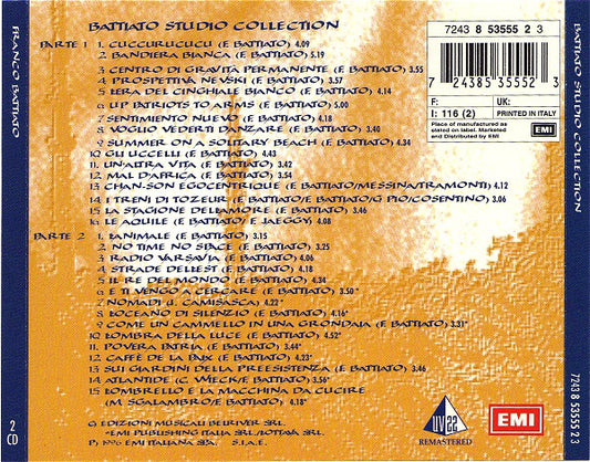 Franco Battiato : Battiato Studio Collection (2xCD, Comp, RM)