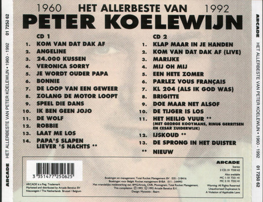 Peter Koelewijn : Het Allerbeste Van Peter Koelewijn (2xCD, Comp, RM)