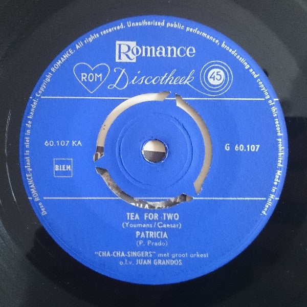 Juan Grandos : Cha-Cha-Cha (7", EP)