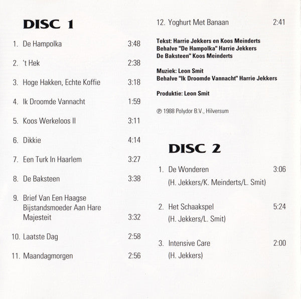 Harrie Jekkers : The Collection (2xCD, Comp)