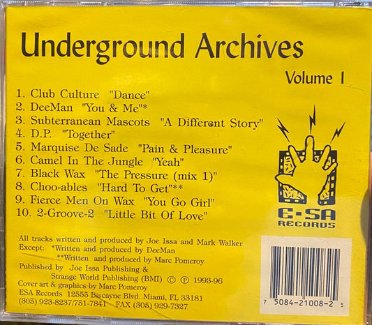 Various : Underground Archives (The E-SA Collection Volume 1) (CD, Comp)