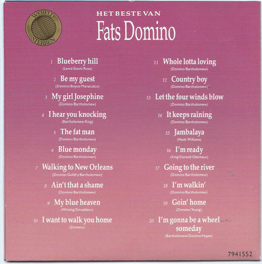 Fats Domino : Het Beste Van Fats Domino (CD, Comp)