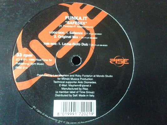 Funka.It : Safesex (12")