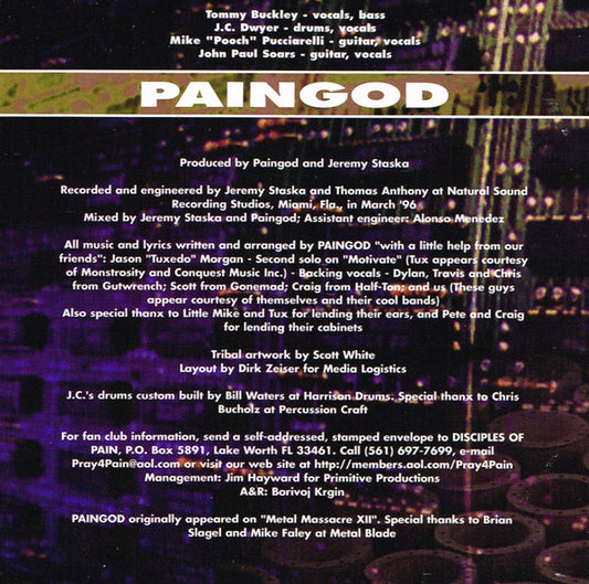Paingod : Paingod (CD, Album)