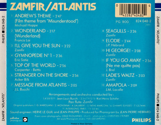 Gheorghe Zamfir : Atlantis (CD, Album)