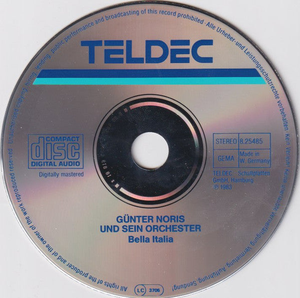 Günter Noris And His Orchestra : Bella Italia (CD, Album)