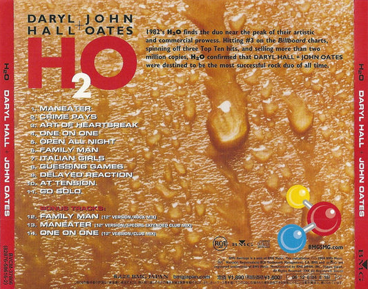 Daryl Hall & John Oates : H₂O (CD, Album, RM)