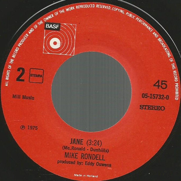 Mike Rondell : What Can I Do (7", Single)