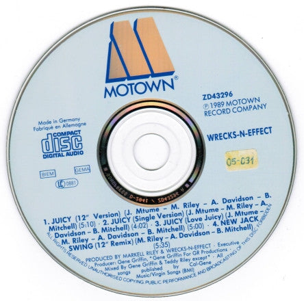 Wrecks-N-Effect : Juicy (CD, Single)