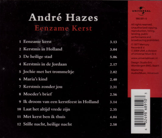André Hazes : Eenzame Kerst (CD, Album)