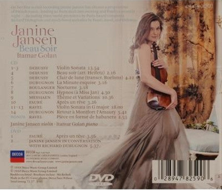 Janine Jansen, Itamar Golan : Beau Soir (CD, Album, S/Edition + DVD-V, NTSC)