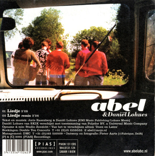 Abel (2) & Daniël Lohues : Liedje (CD, Single)