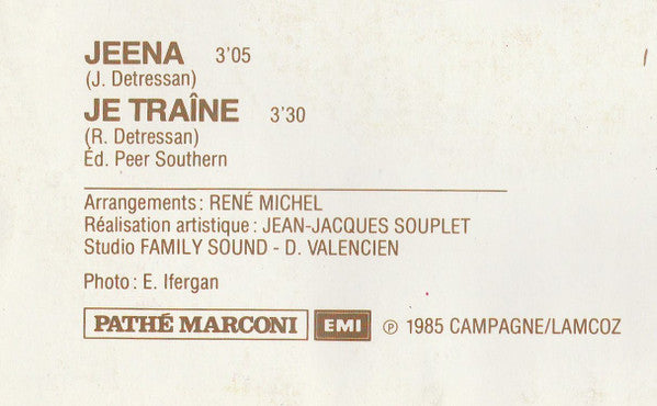 Detressan : Jeena (7", Single)