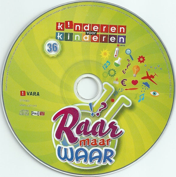 Kinderen voor Kinderen : 36 - Raar Maar Waar (CD, Album)