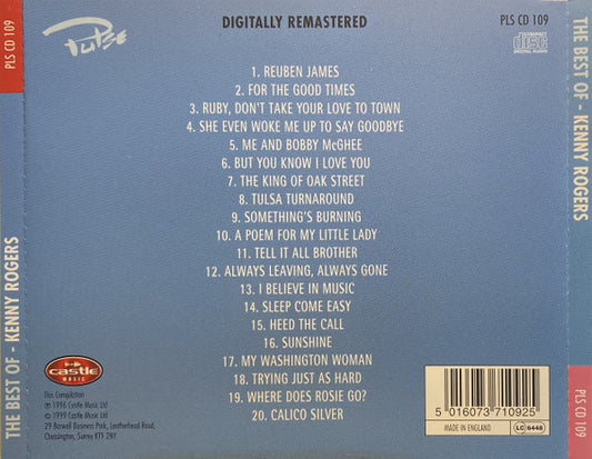 Kenny Rogers : The Best Of Kenny Rogers (CD, Comp, RM)