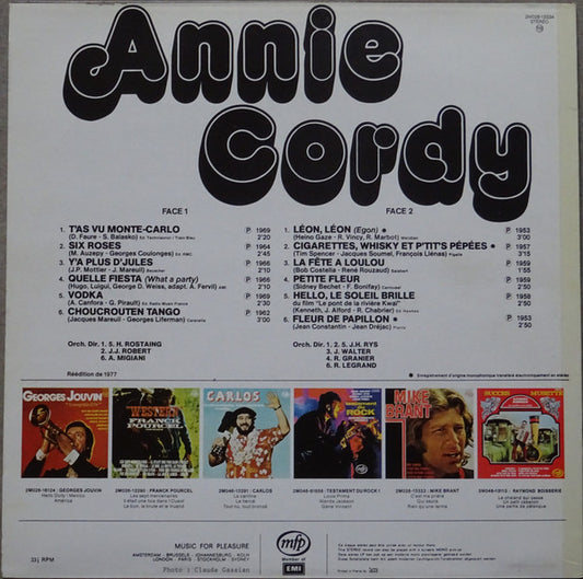 Annie Cordy : T'as Vu Monte-Carlo (LP, Comp, Mono)