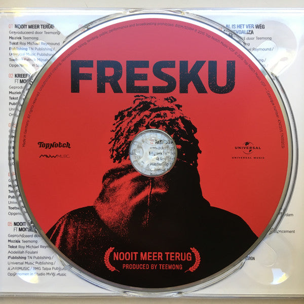Fresku : Nooit Meer Terug (CD, Album, Dig)