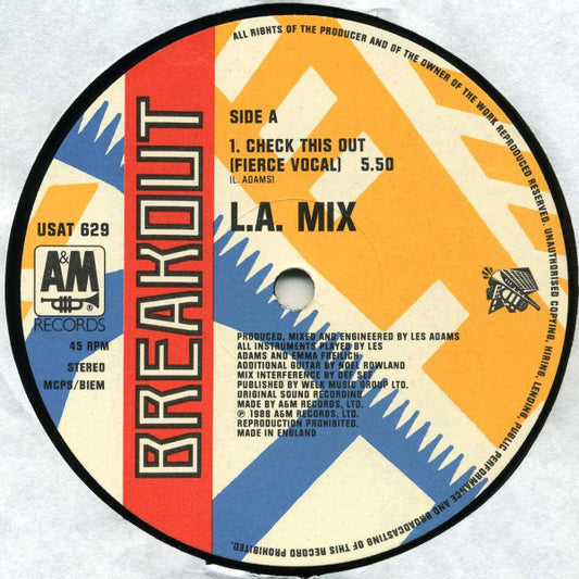 L.A. Mix : Check This Out (12", Col)