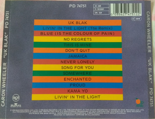 Caron Wheeler : UK Blak (CD, Album)