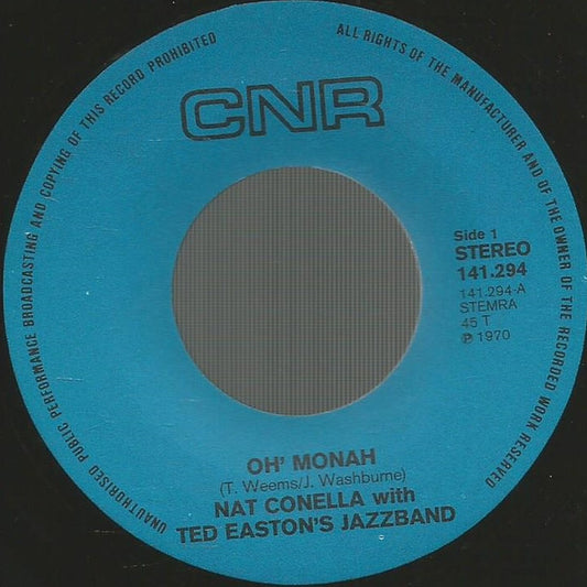 Nat Gonella with Ted Easton's Jazzband : Oh Monah / Nagasaki (7", Single)