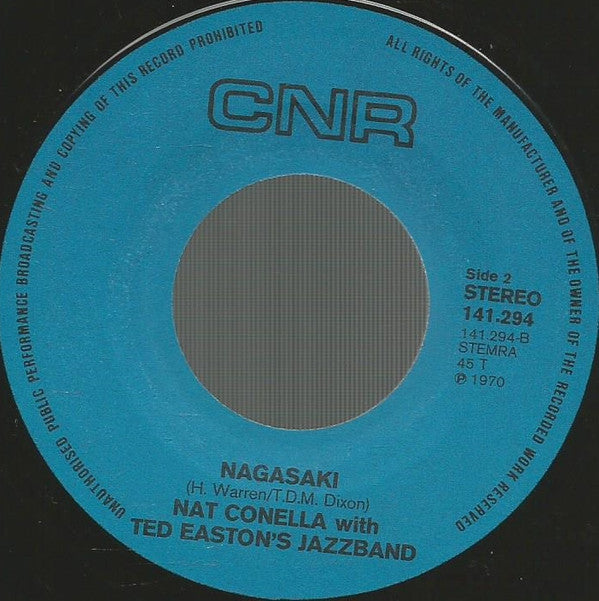 Nat Gonella with Ted Easton's Jazzband : Oh Monah / Nagasaki (7", Single)