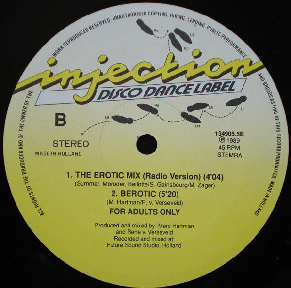 For Adults Only : The Erotic Mix (12", Mixed)