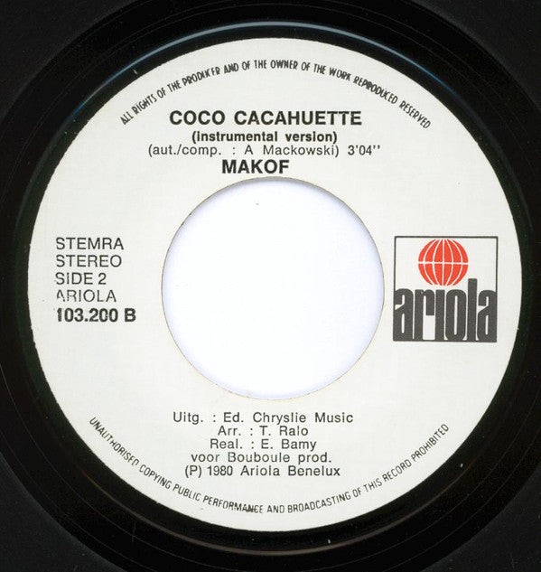 Makof (2) : Coco Cacahuette (7", Single)