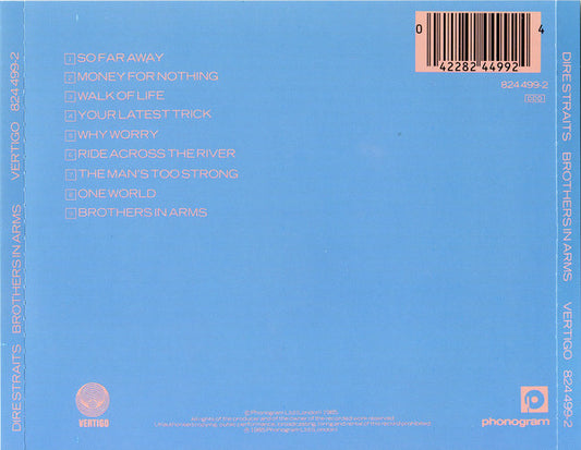 Dire Straits : Brothers In Arms (CD, Album)