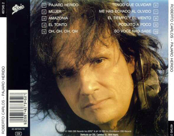Roberto Carlos : Pájaro Herido (CD, Album)