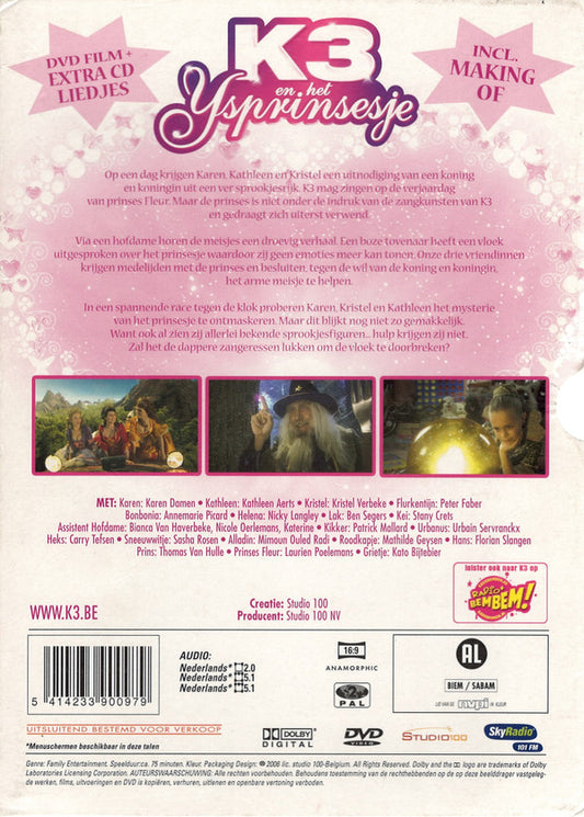 K3 : K3 En Het IJsprinsesje (DVD-V + CD + Ltd)
