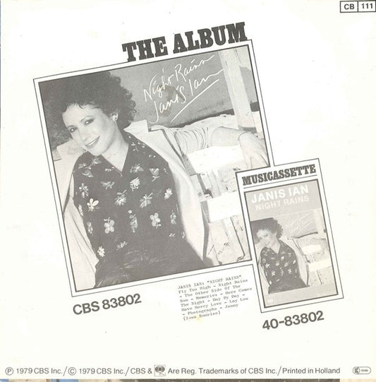 Janis Ian : Fly Too High (7", Single)