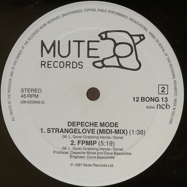 Depeche Mode : Strangelove (12", Single)