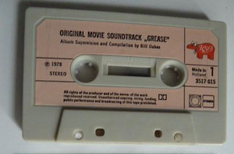 Various : Grease (The Original Soundtrack From The Motion Picture) (Cass, Album)