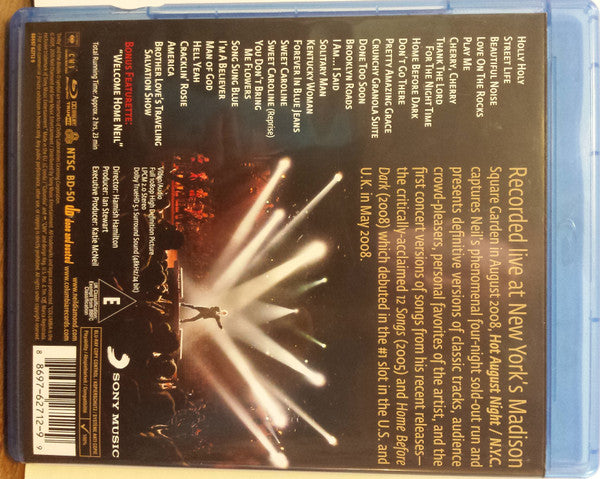 Neil Diamond : Hot August Night / NYC (Live From Madison Square Garden August 2008) (Blu-ray)