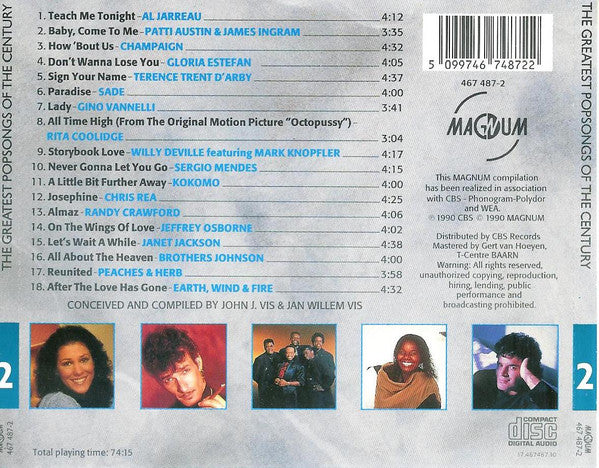 Various : The Greatest Popsongs Of The Century Volume 2 (CD, Comp)