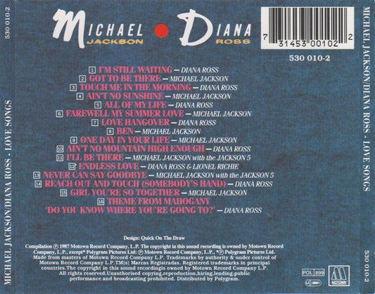 Michael Jackson / Diana Ross : Love Songs (CD, Comp)